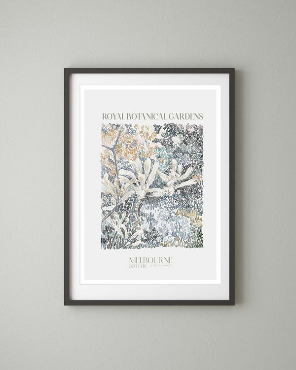 Melbourne Botanical Print - Lion & The Pear