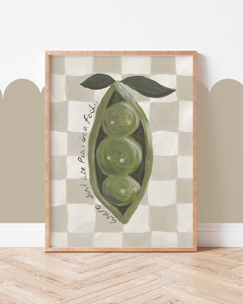 Peas In A Pod Art Print - Lion & The Pear